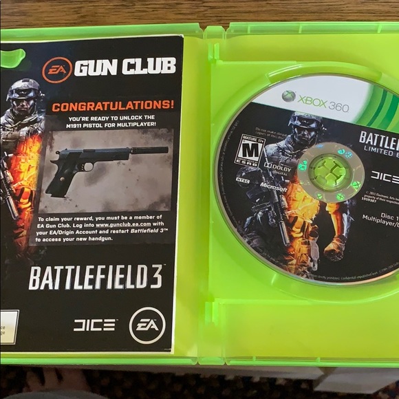 🎆🎉HP🎉🎆Xbox 360 battlefield 3 limited edition - Picture 2 of 2